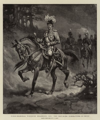 Feltmarskal Viscount Wolseley, KP, den afgående øverstbefalende af William T. Maud